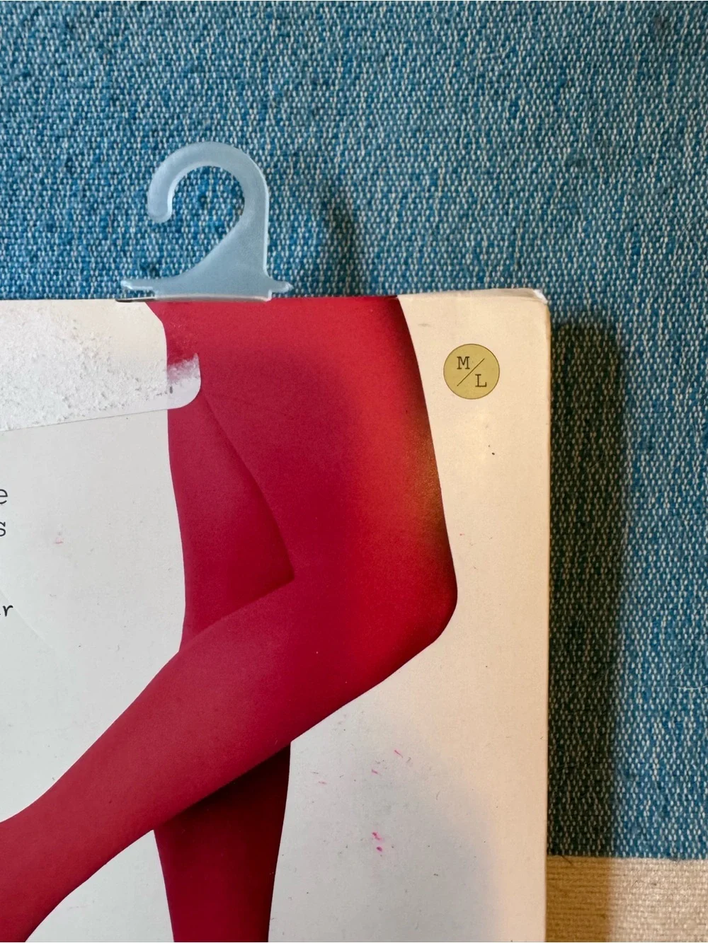 a new day Red Opaque Tights